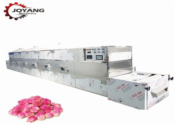 Đường hầm Hoa mẫu đơn Trà hoa Sửa thiết bị vi sóng công nghiệp 40kw 40kg / H